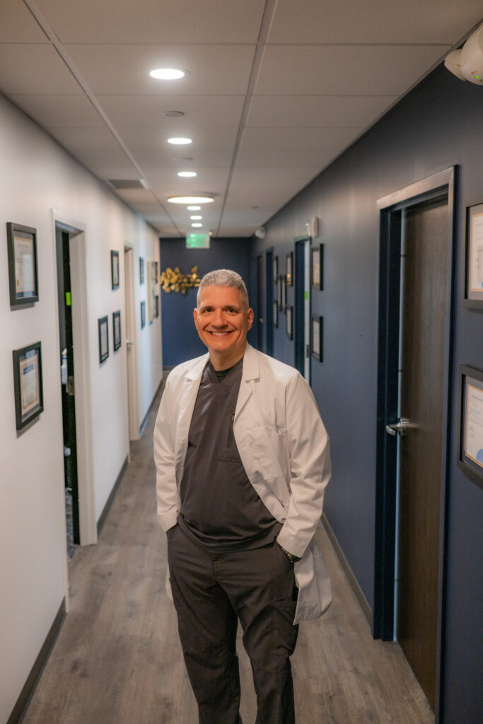 Dr. Sabatino treating patients in Brookfield and Germantown